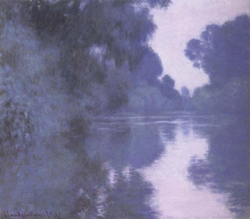Claude Monet Morning on the Seine,near Giverny China oil painting art
